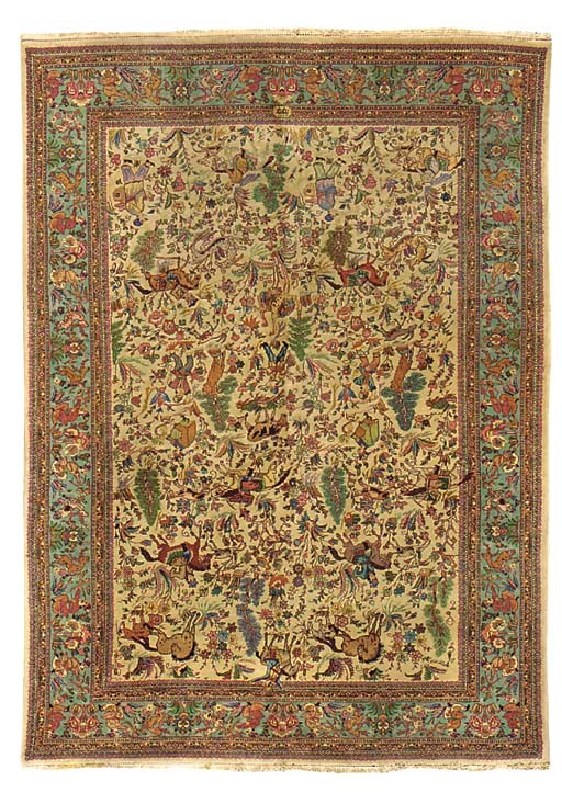 A Tabriz large rug