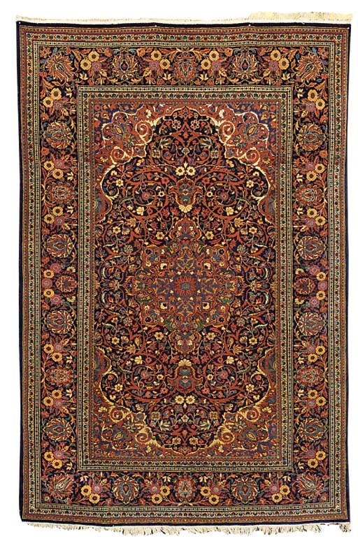 A fine Kashan rug