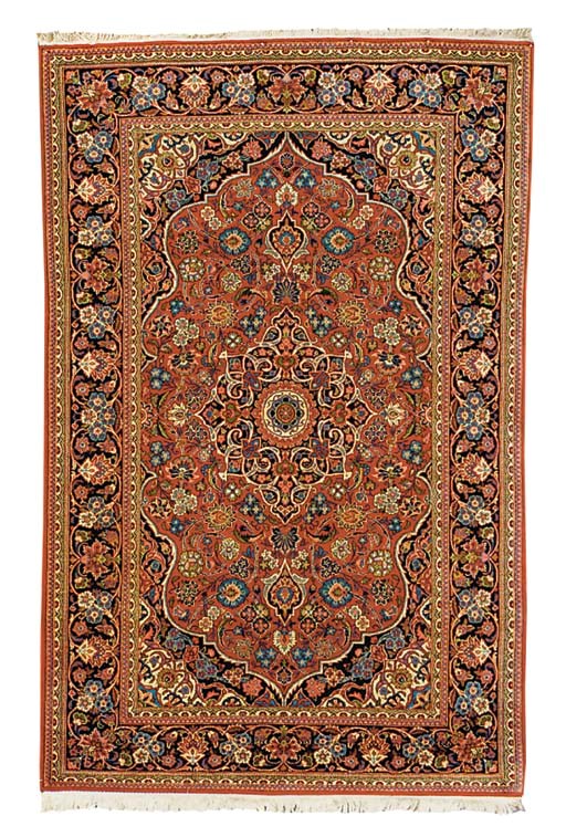 A fine Kashan rug
