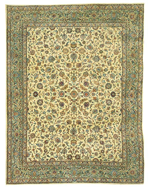 A fine Hassan Satari Kashan carpet