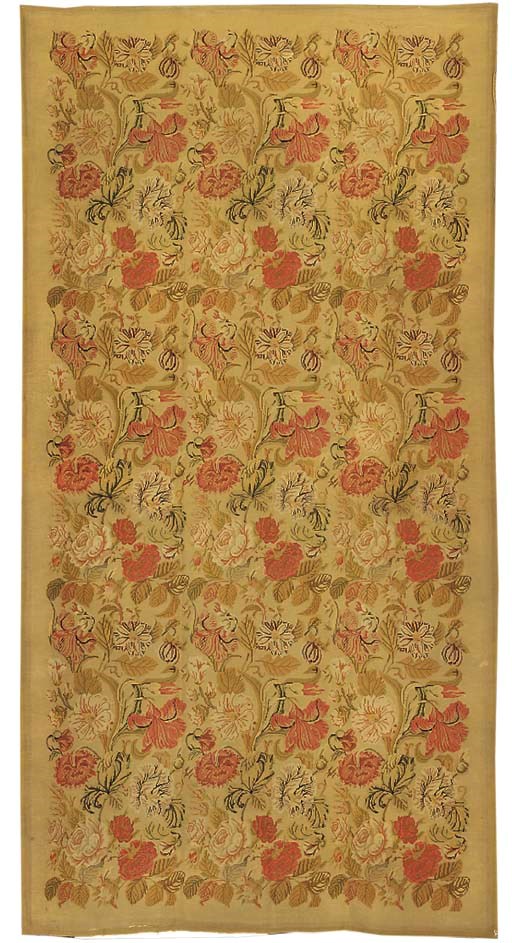 A fine Portuguese neddlework carpet
