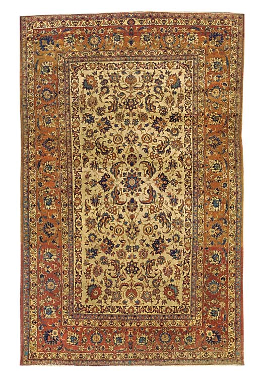 An Isfahan carpet