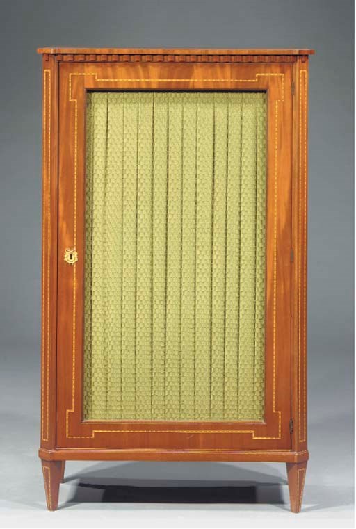A Dutch mahogany bookcase