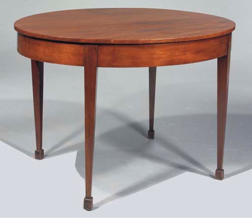 A Dutch mahogany centre table
