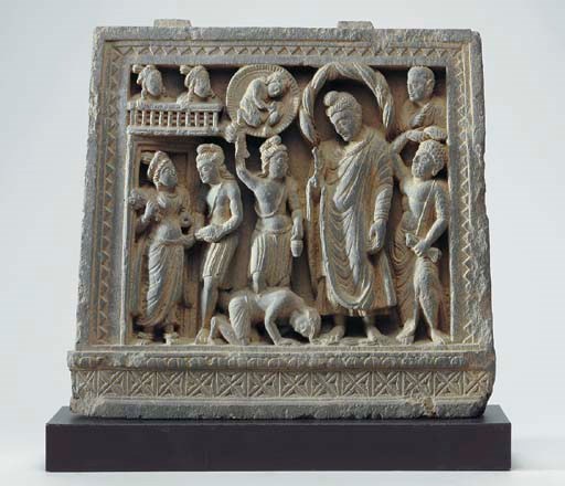 A Gray Schist Relief of Dipankara