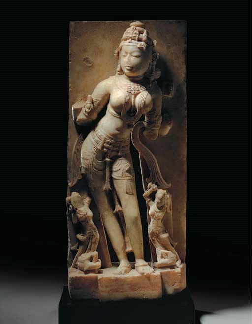 A Marble Figure of a Goddess