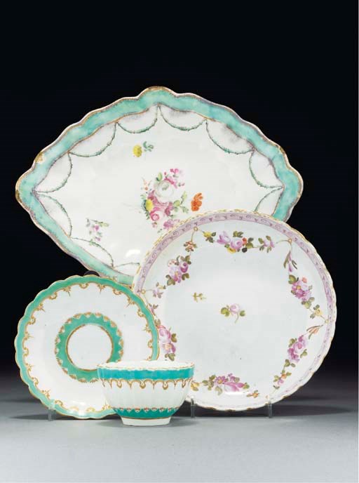 A group of Chelsea-Derby wares