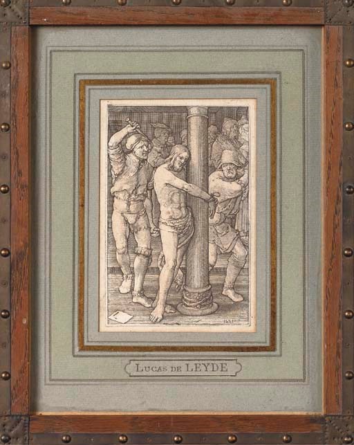 LUCAS DE LEYDE (1494-1533) LA FLAGELLATION (Hollstein 48)