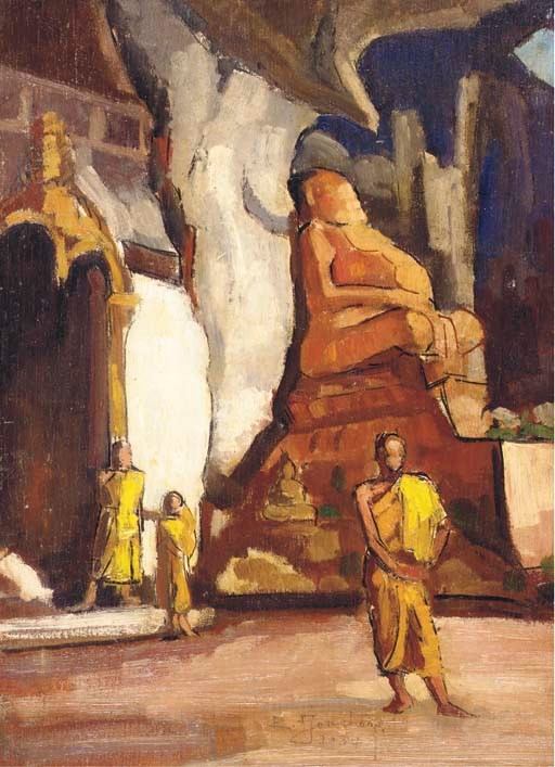 EVARISTE JONCHERE (COULANGES 1892-1956 PARIS)
