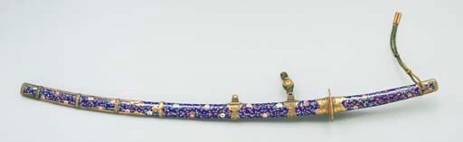 A Tachi in Cloisonné Enamel Koshirae