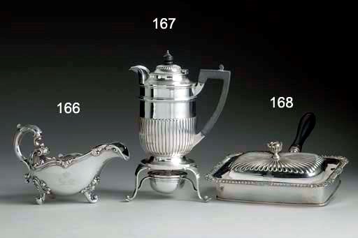 A WILLIAM IV SILVER SAUCEBOAT