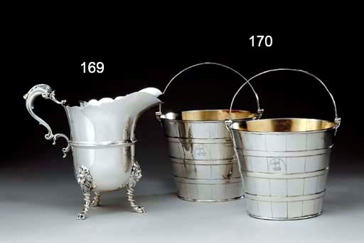 A VICTORIAN SILVER WATER PITCHER