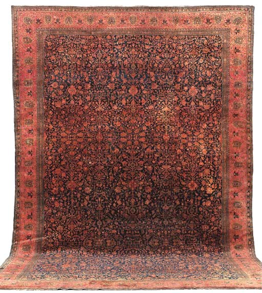 A MOHTASHAM KASHAN CARPET,