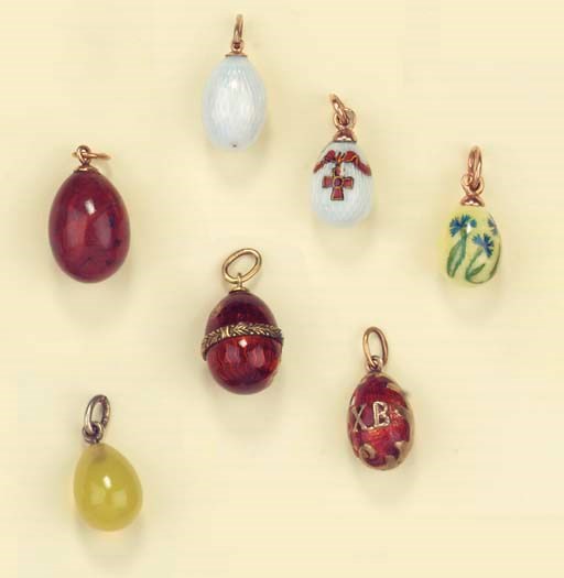 SEVEN EGG PENDANTS