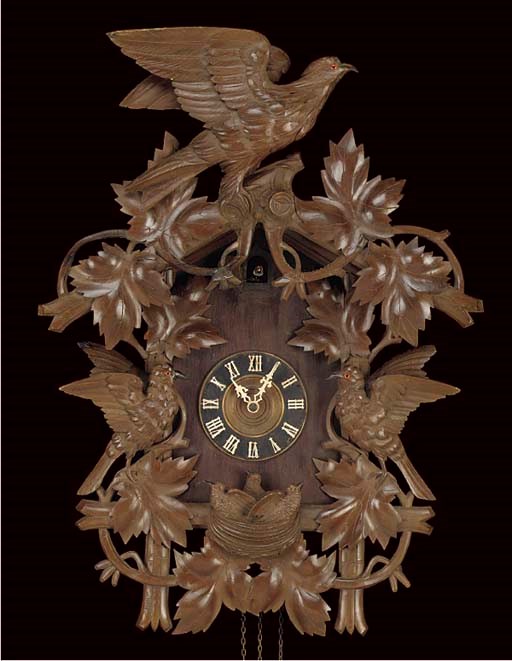 A BLACK FOREST CUCKOO CLOCK