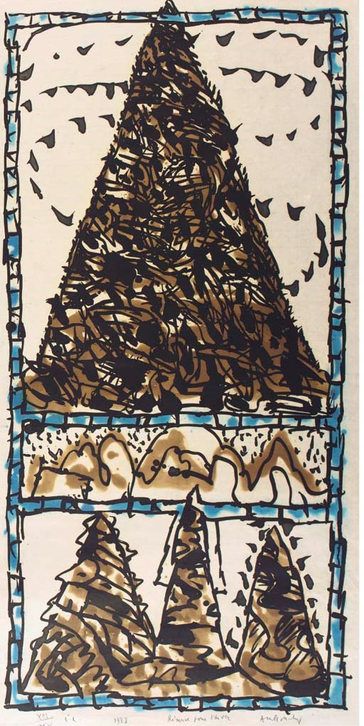 Pierre Alechinsky (Belgian, b. 1927)