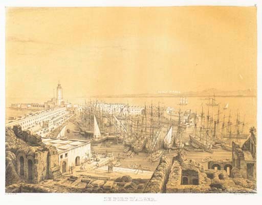 OTTH, Adolphe (1803-1839). Esquisses Africaines. Dessinées pendant un voyage à Alger et lithographiées. Berne: F. Wagner, 1839.