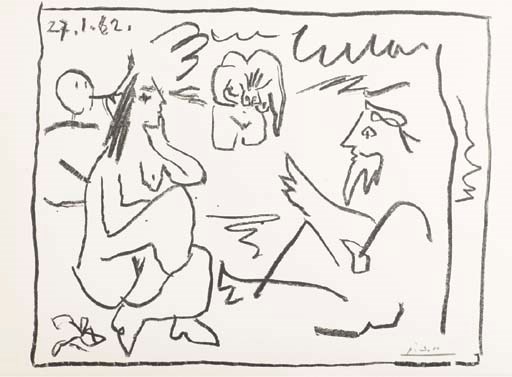 [PICASSO] -- COOPER, Douglas. Pablo Picasso. Les déjeuners. Paris: éditions Cercle d'Art, 1962.