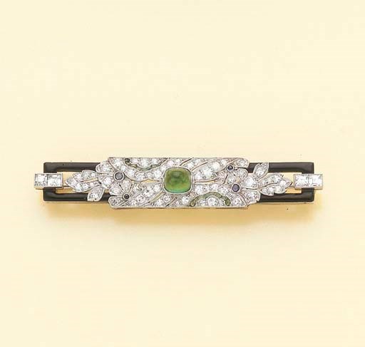 BROCHE BARRETTE ART DECO
