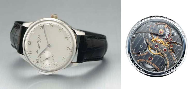 IWC. A FINE AND RARE LIMITED EDITION OVERSIZED PLATINUM MINUTE REPEATING WRISTWATCH