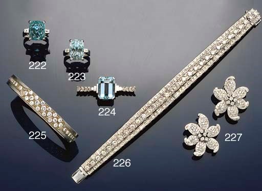 A diamond bracelet