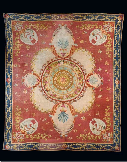 TAPIS D'EPOQUE EMPIRE