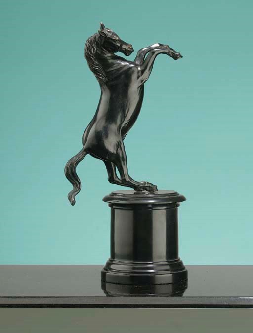 AN ITALIAN BRONZE MODEL OF A HORSE