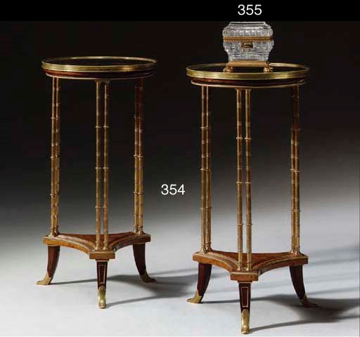 A FRENCH ORMOLU-MOUNTED AND CUT-GLASS BOX