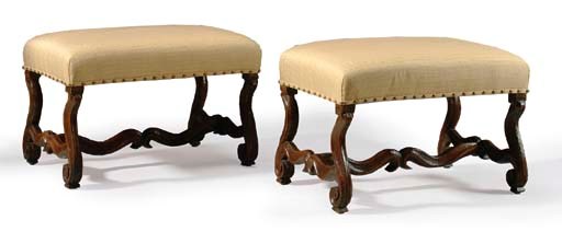 A PAIR OF NORTH ITALIAN WALNUT BENCHES