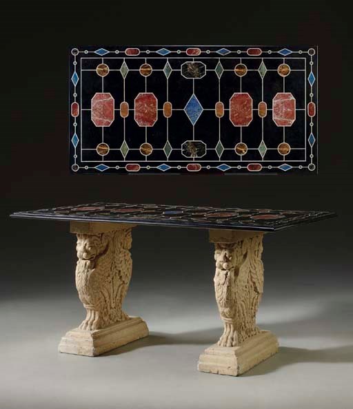 A PIETRE DURA TABLE