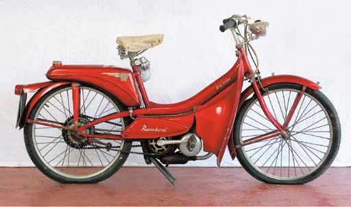 RALEIGH "RUNABOUT" - Registration No.HKO 5D - (Mobylette manufactured under licence) the pre-cursor to the Raleigh "Wisp"; unrestored condition.