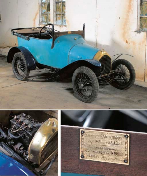 1912 PEUGEOT BÉBÉ 6HP TYPE BP1 TWO SEATER