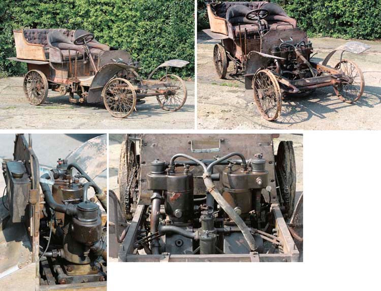 c.1902 ASTER-ENGINED CAR +/- 18HP - TILT-SEAT TONNEAU