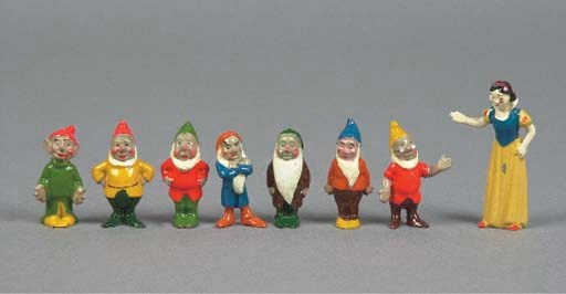 A Britains set 1654 Snow White and the Seven Dwarfs