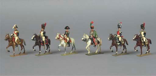 Lucotte (Mignot period) Imperial Army/Napoleonic era mounted figures
