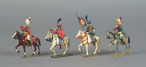 Lucotte (Mignot period) Imperial Army/Napoleonic era mounted figures