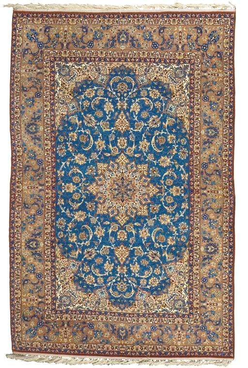 A FINE ISFAHAN RUG
