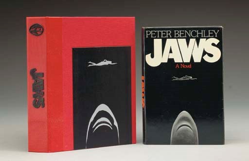 BENCHLEY, Peter (b. 1940).  Jaws.  Garden City: Doubleday, 1974.