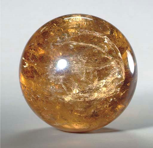 A QUARTZ SPHERE, BY ANDREAS VON ZADORA