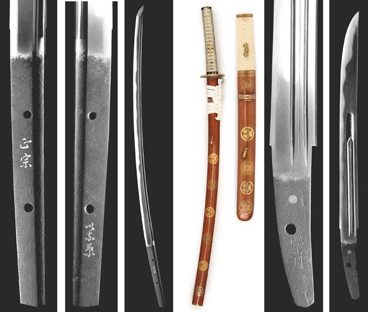 A MAGNIFICENT SHOGUNAL PRESENTATION DAISHO WITH SOSHU BLADES