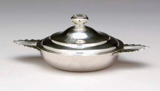A FRENCH PROVINCIAL SILVER ECUELLE,