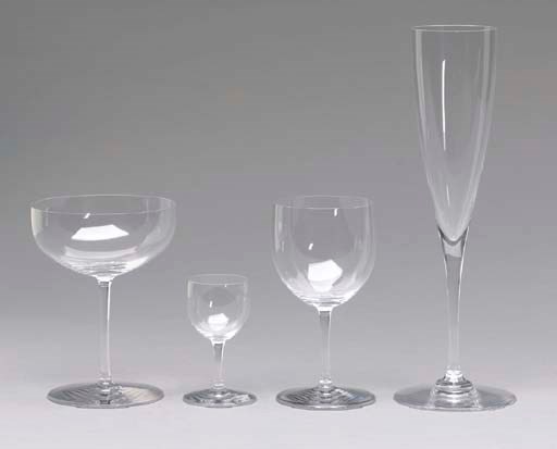 A BACCARAT PART STEMWARE SERVICE,