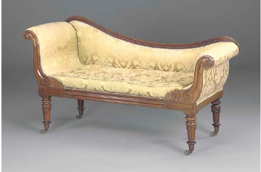 A LATE REGENCY ROSEWOOD COUCH