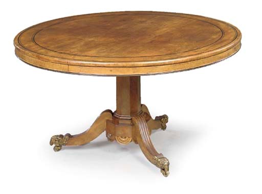 A REGENCY MAHOGANY BREAKFAST-TABLE