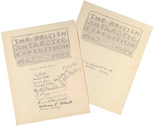 SIR ERNEST HENRY SHACKLETON (1874-1922)