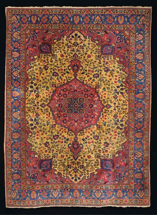 TAPIS TABRIZ VERS 1920