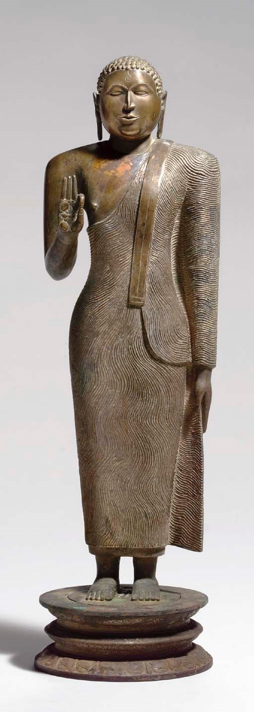 A Bronze Figure of Buddha