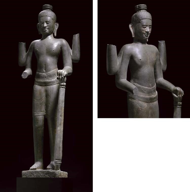 A Sandstone Figure of Vishnu