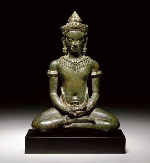 A Bronze Figure of Buddha