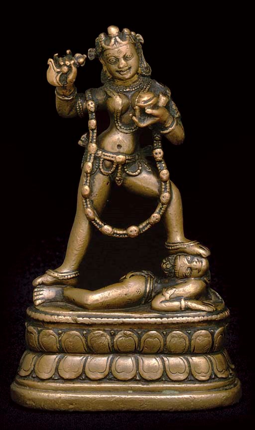 A BRONZE FIGURE OF VAJRAYOGINI